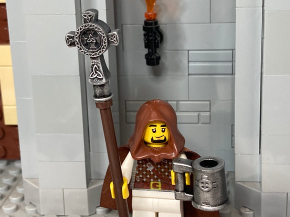 Merry Monk w/NEW Custom Revised Celtic Cross & Stein!
