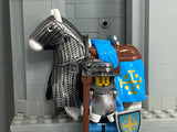 Heavy Cavalry Holy Sepulchre Crusader w/Trusty Steed! (In Oxidized Iron)