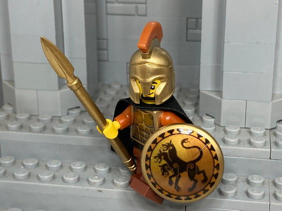 Custom Greek Hoplite Warrior (In 18K Metallic Gold)
