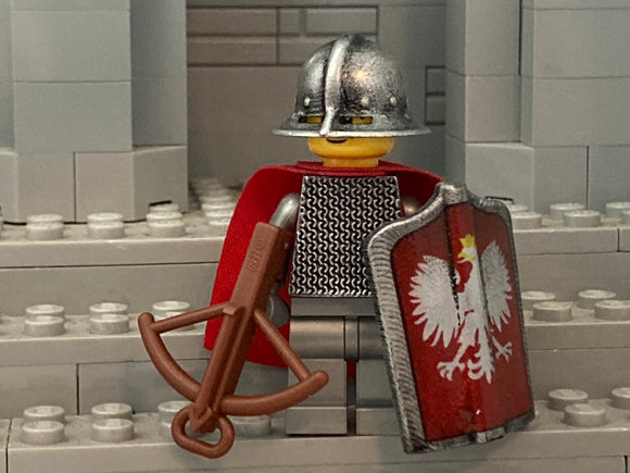 Polish Crossbowman w/NEW Chainmail and enlarged Pavise Shield!