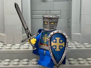 Holy Sepulchre Crusader w/NEW Helm & Kite Shield! (Oxidized Iron)