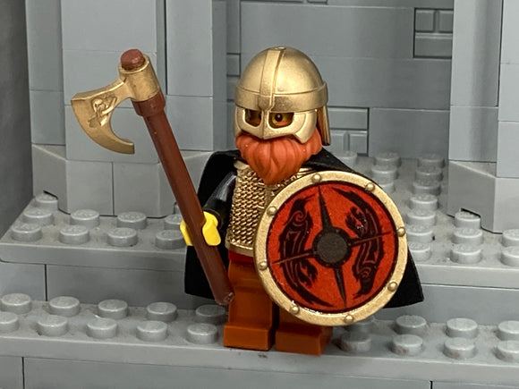 Viking Raider w/Custom Raven Shield, Axe, & Hauberk