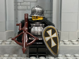 Hospitaller w/Custom Genoese Crossbowman Helm, Armor, & Shield!