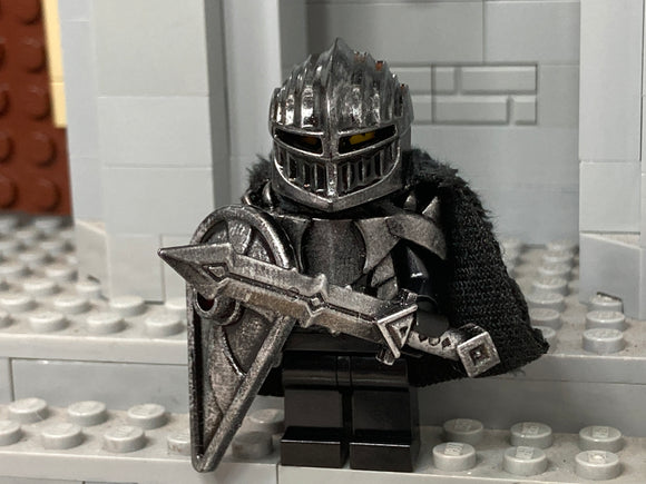 Custom Dark Warlord with Brickwarriors Battle Axe! (In Oxidized IRON)