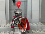 Tournament Knight w/NEW Custom Frogmouth Helm, Plume, & Jousting Shield
