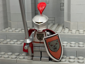 Tournament Knight w/NEW Custom Frogmouth Helm, & Plume