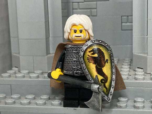 Norman King w/Custom Hauberk & Kite Shield! (in Oxidized Iron)!