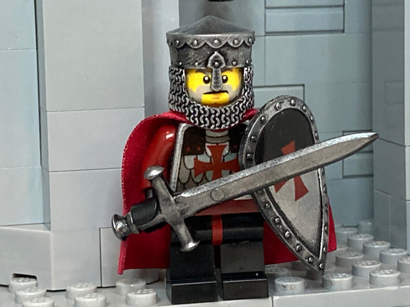 Templar Crusader w/NEW Updated Crusader helm + Kite Shield!