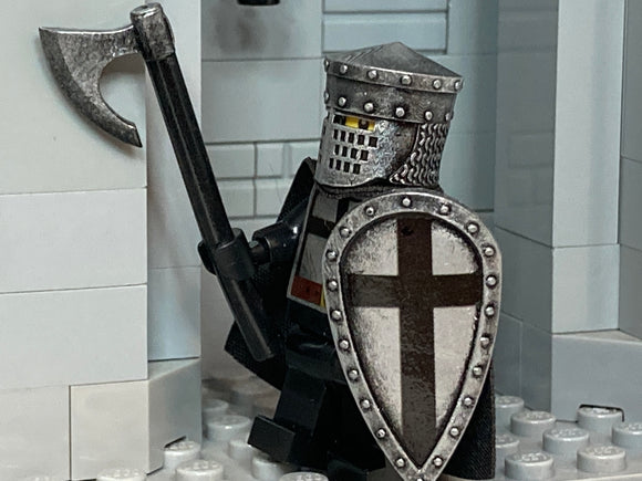 Teutonic Crusader w/NEW Updated Crusader Helm + Kite Shield!