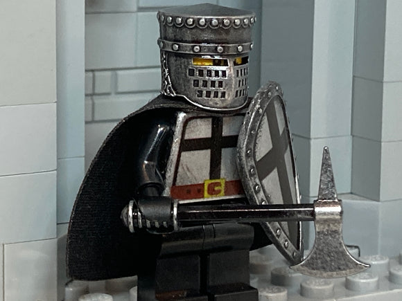Teutonic Knight w/NEW Crusader Helm + Custom Kite Shield!