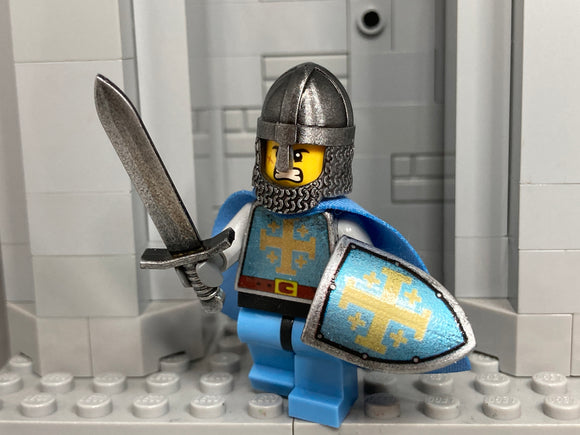 Holy Sepulchre Crusader Knight w/NEW Custom Nasal Helm + Knight Shield!