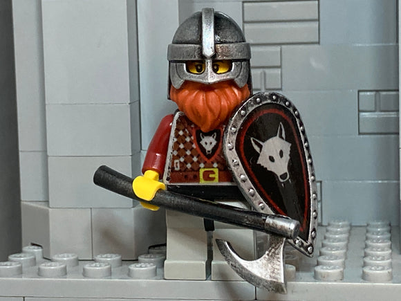 Wolfpack Raider w/Custom Kite Shield Design! (In Oxidized Iron)