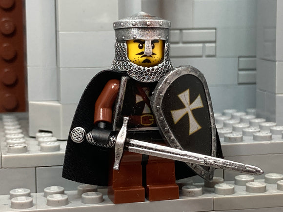 Hospitaller Crusader w/NEW Updated Crusader helm + Kite Shield!