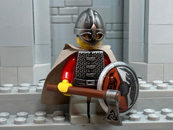 Viking Raider w/Custom NEW Viking Hauberk, Axe and Round Shield