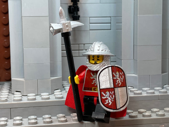 Bohemian Foot Soldier w/Custom Warhammer, & Kettle Helm