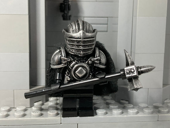 Dark Warlord w/Custom Helm + WarHammer! (In Oxidized IRON)