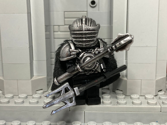 Custom Dark Warlord with Custom Helm! (In Oxidized IRON)