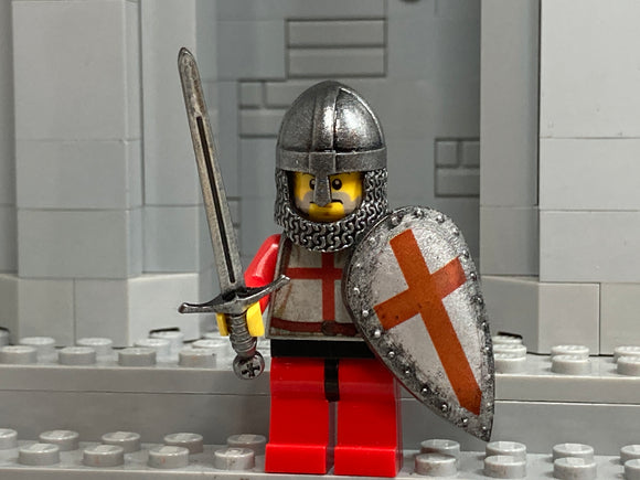 Templar Crusader w/NEW Updated Nasal Helm + Kite Shield + Templar Sword!