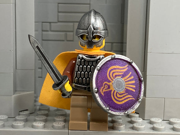 Varangian Guard w/Custom Lamellar Armor, Sword + Shield Design!