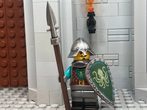 Custom Kraken Warrior w/Aventail, Kite Shield, Kettle Helm & Boar Spear