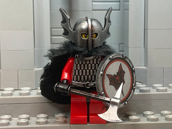 New Bat Lord w/Custom Round Shield, Lamellar Armor, & Axe!