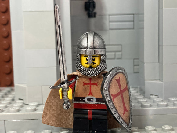 Custom Crusader w/NEW Kite Shield and Torso Designs + Nasal Helm!