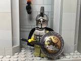 Greek Hoplite Warrior w/Custom Corinthian Helm, Cuirass, Shield, & Javelin!