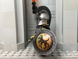 Greek Hoplite Warrior w/Custom Corinthian Helm, Cuirass, Shield, & Javelin!
