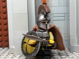 Greek Hoplite Warrior w/Custom Corinthian Helm, Shield, Cuirass, & Kopis!