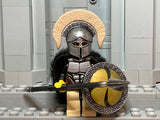 Greek Hoplite Warrior w/Custom Corinthian Helm, Shield, & Javelin!