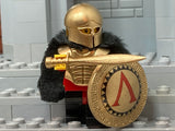 SPARTAN Hoplite Warrior w/Custom Corinthian Helm, Shield, + Xiphos!