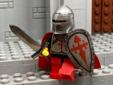Spanish Order of Santiago Crusader w/NEW Custom Wenzel Helm + Kite Shield