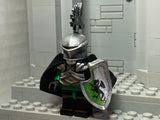 Tournament Knight w/NEW Custom Frogmouth Helm, Dragon Ornament, & Jousting Shield
