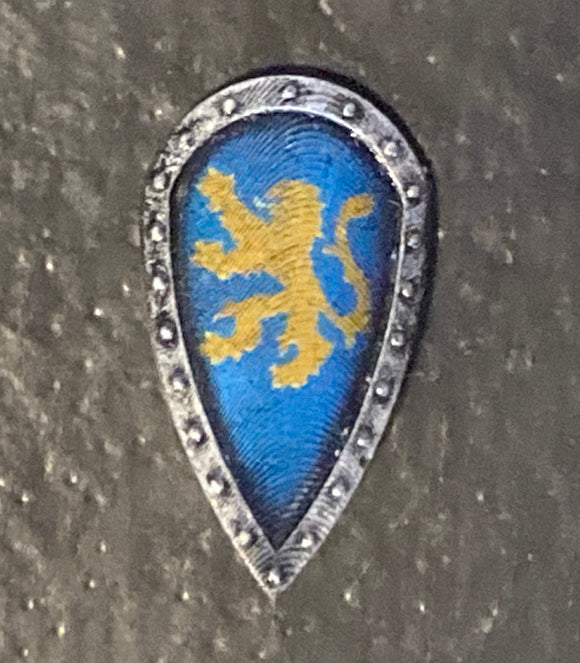 Custom Swedish Crusader Kite Shield (in Oxidized Iron)