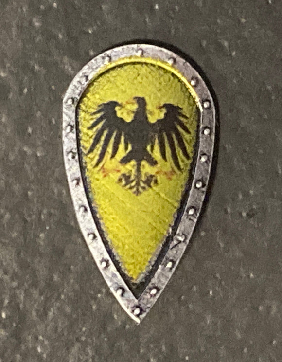 Custom German Kite Shield (in Oxidized Iron)