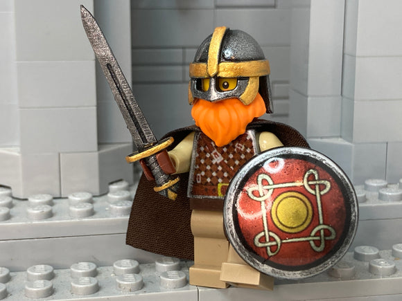 Hand-painted Viking Raider! (in Oxidized Iron & Gold)