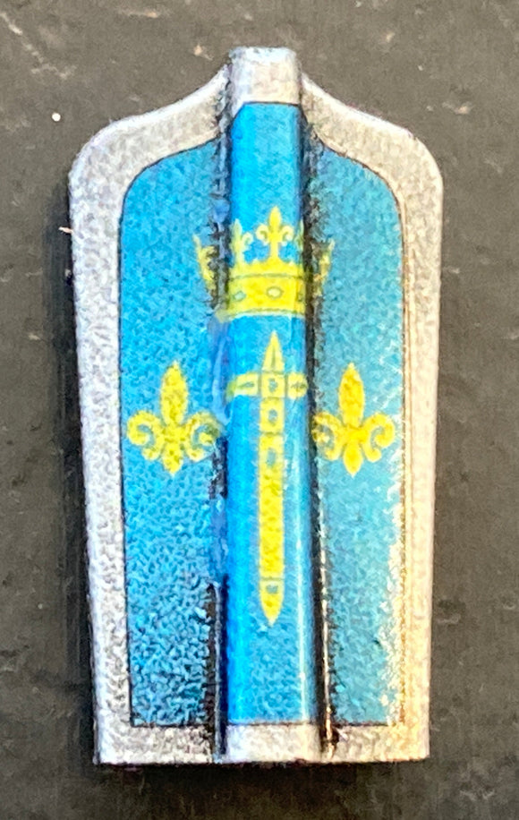 Custom Pavise Shield #3 (in Oxidized Iron)