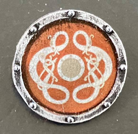 Viking Shield Design #2 (in Oxidized Iron)