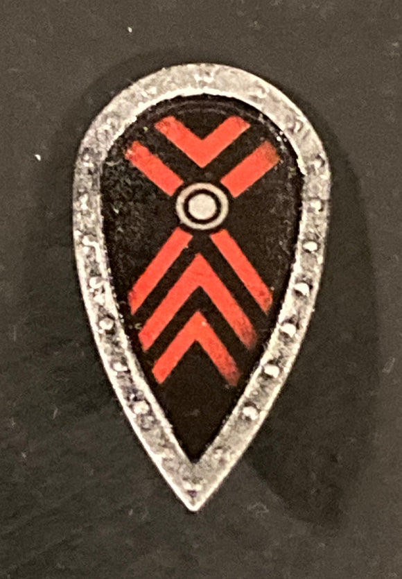 Custom Norman Kite Shield #2 (in Oxidized Iron)