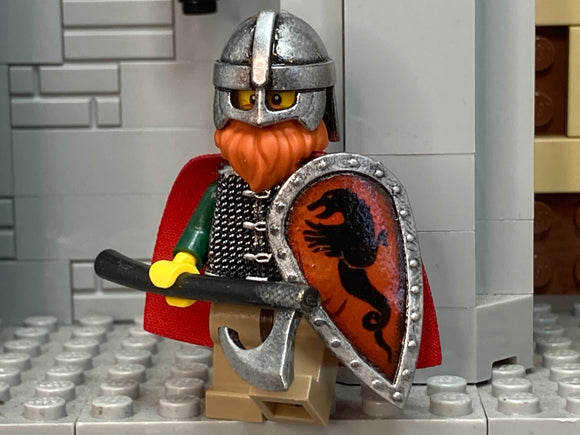 Norman Warrior w/Custom Viking Hauberk & Kite Shield! (in Oxidized Iron)