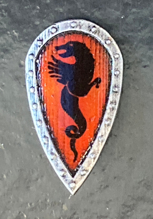 Custom Norman Kite Shield #5 (in Oxidized Iron)