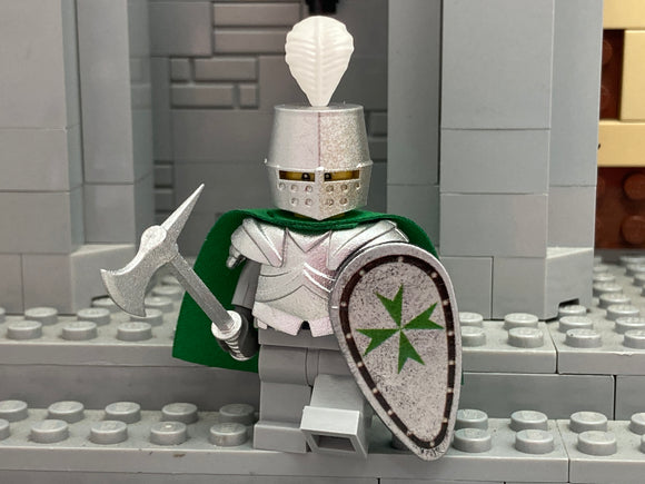 Custom St. Lazarus Order Crusader Knight! (In Metallic SILVER)