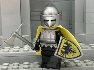 Little Armory Custom Knight w/Bascinet! (in Metallic Silver)