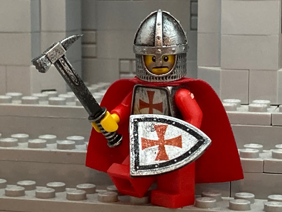 Templar Crusader w/Nasal Helm! (In Oxidized Iron)