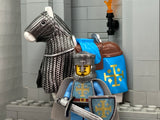 Heavy Cavalry Holy Sepulchre Crusader w/Trusty Steed! (In Oxidized Iron)