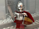 Little Armory Custom Knight w/Bascinet! (in Metallic Silver)