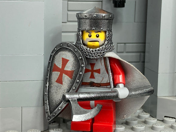 Crusader w/Custom Crusader Helm & Kite Shield! (Oxidized Iron)