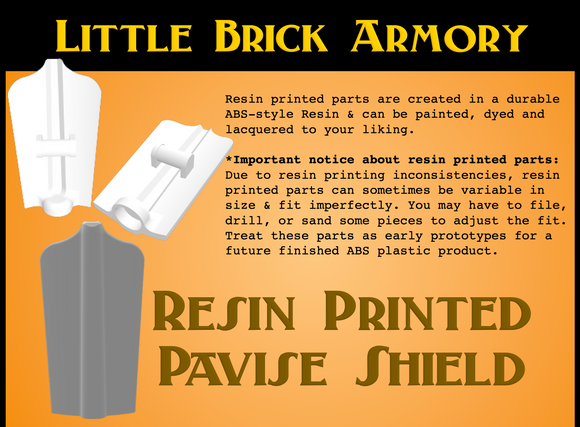 Resin Printed Pavise Shield