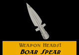 Resin Printed Weapon Heads: Boar Spear