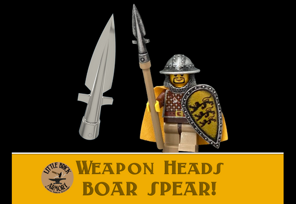Resin Printed Weapon Heads: Boar Spear